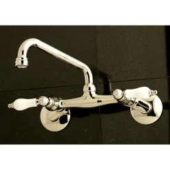 Kingston Brass 2-Handle Wall Mount Kitchen Faucet