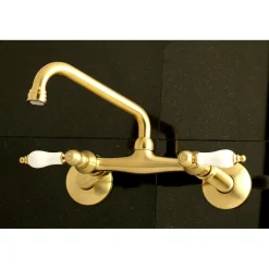 Kingston Brass 2-Handle Wall Mount Kitchen Faucet