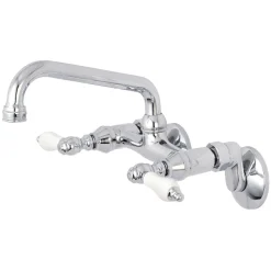 Kingston Brass 2-Handle Wall Mount Kitchen Faucet
