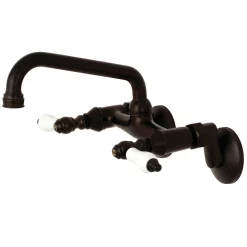 Kingston Brass 2-Handle Wall Mount Kitchen Faucet