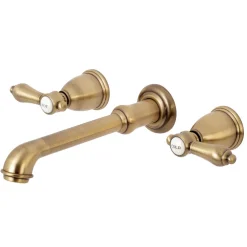 Kingston Brass Heirloom 2-Handle Wall Mount Roman Tub Faucet