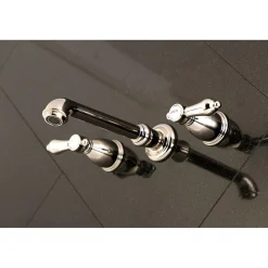 Kingston Brass Heirloom 2-Handle Wall Mount Roman Tub Faucet