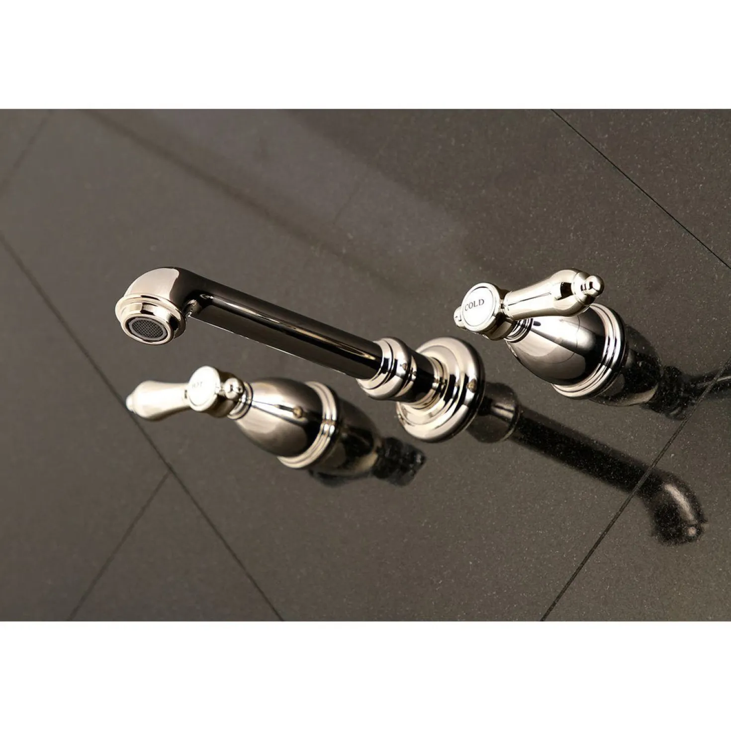 Kingston Brass Heirloom 2-Handle Wall Mount Roman Tub Faucet