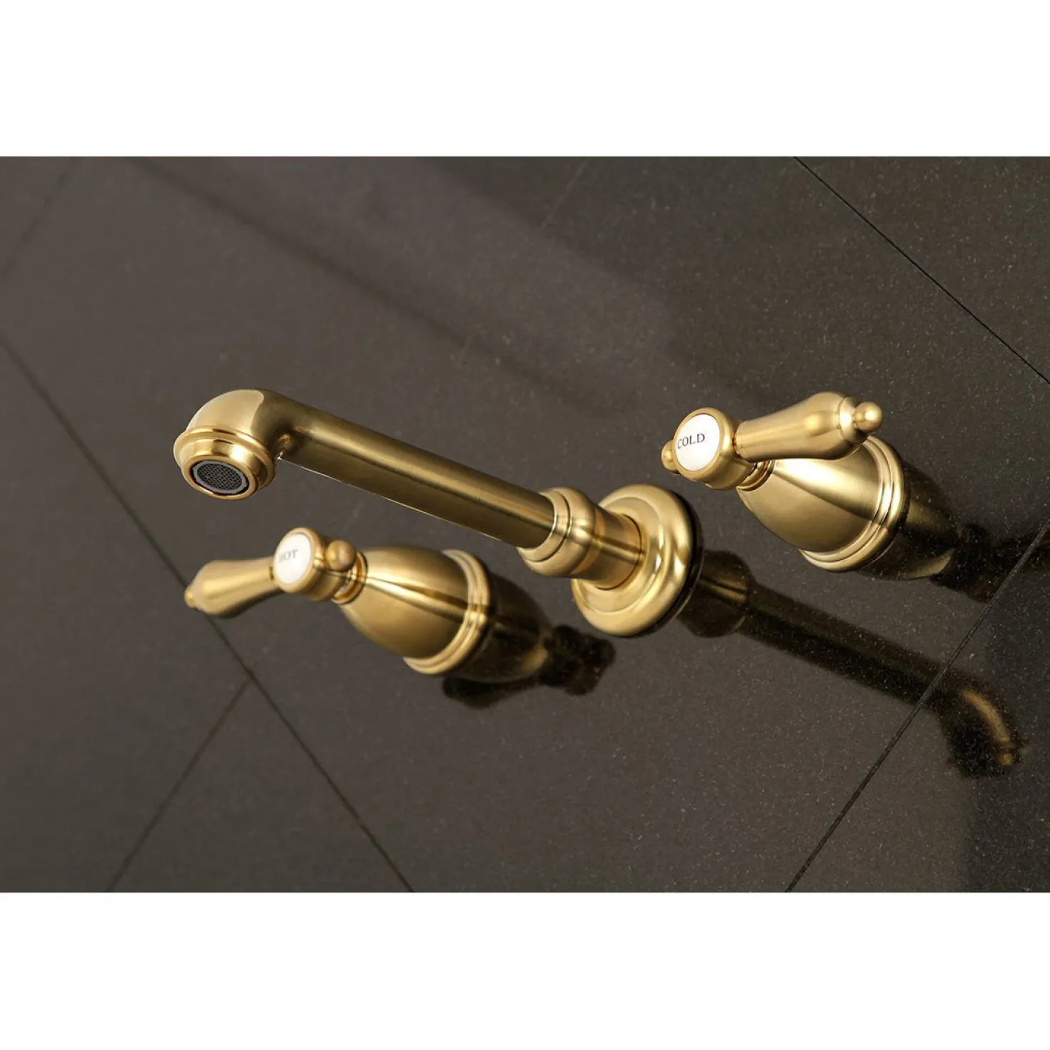Kingston Brass Heirloom 2-Handle Wall Mount Roman Tub Faucet