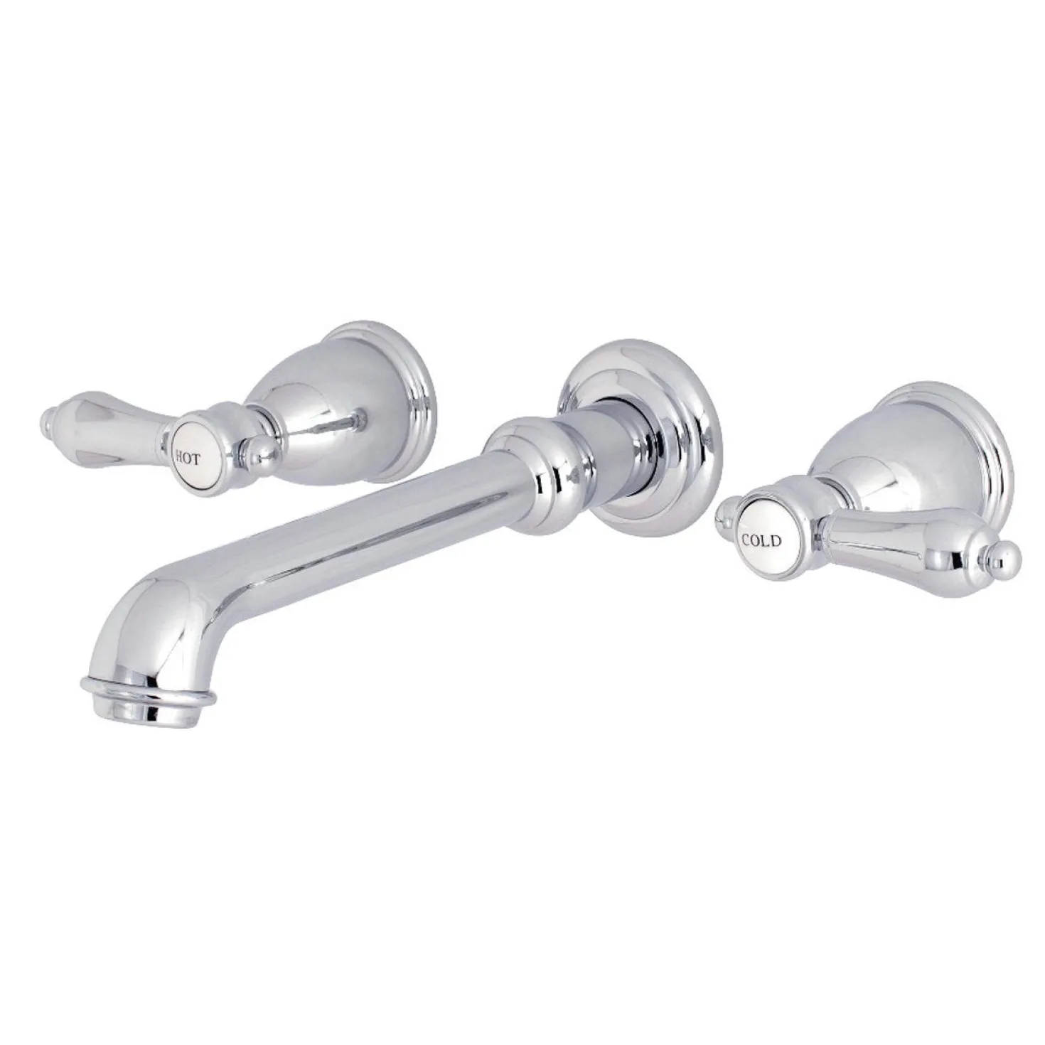Kingston Brass Heirloom 2-Handle Wall Mount Roman Tub Faucet