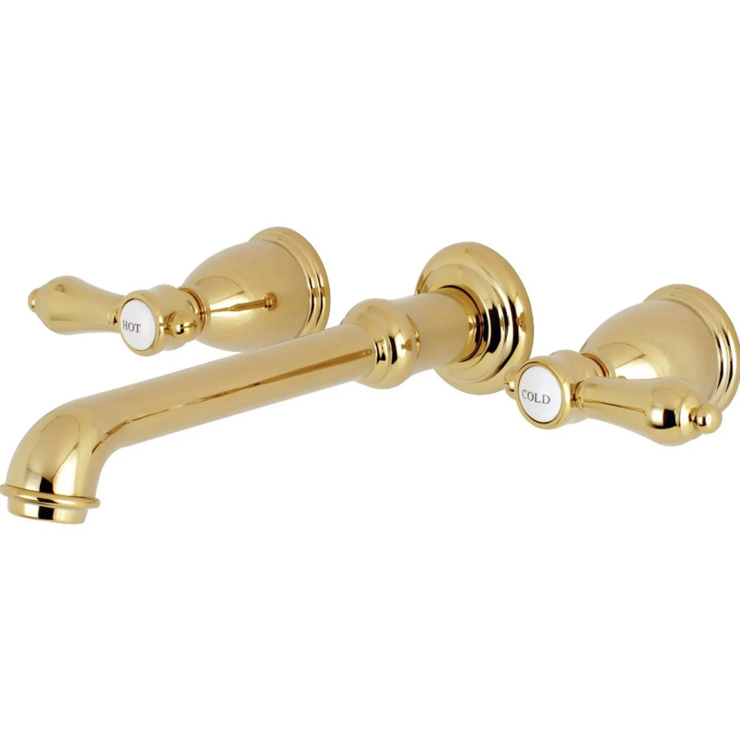 Kingston Brass Heirloom 2-Handle Wall Mount Roman Tub Faucet
