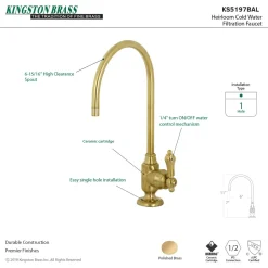 Kingston Brass Heirloom Single-Handle Water Filtration Faucet