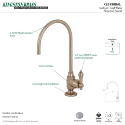 Kingston Brass Heirloom Single-Handle Water Filtration Faucet