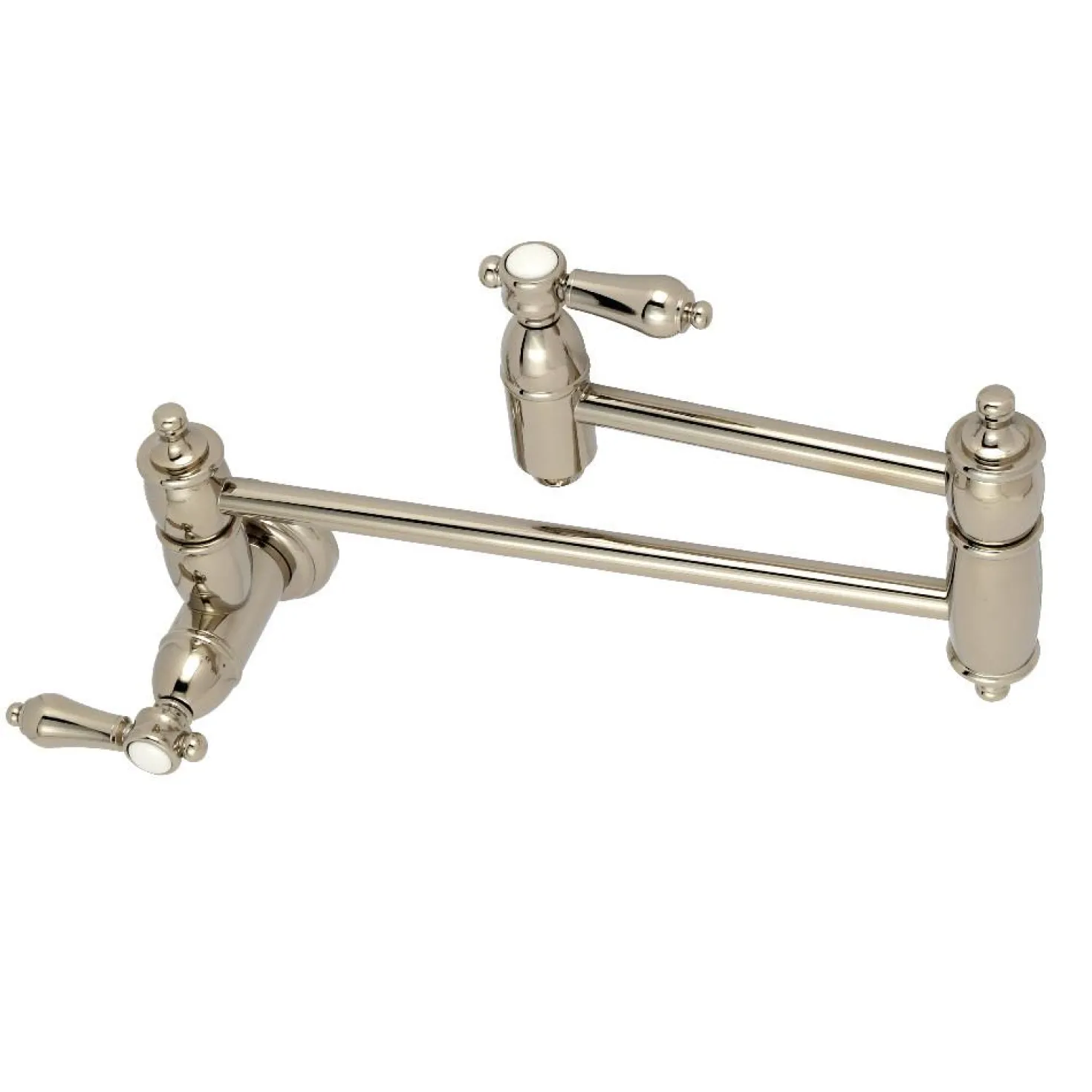 Kingston Brass Heirloom Wall Mount Pot Filler Kitchen Faucet