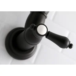 Kingston Brass Heirloom Wall Mount Pot Filler Kitchen Faucet
