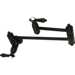 Kingston Brass Heirloom Wall Mount Pot Filler Kitchen Faucet