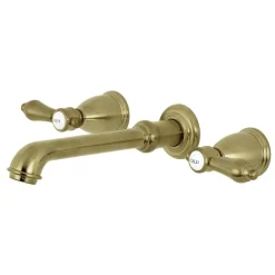 Kingston Brass Heirloom Wall Mount Bathroom Faucet