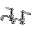 Kingston Brass Heritage Basin Tap Faucet with Porcelain Lever Handle