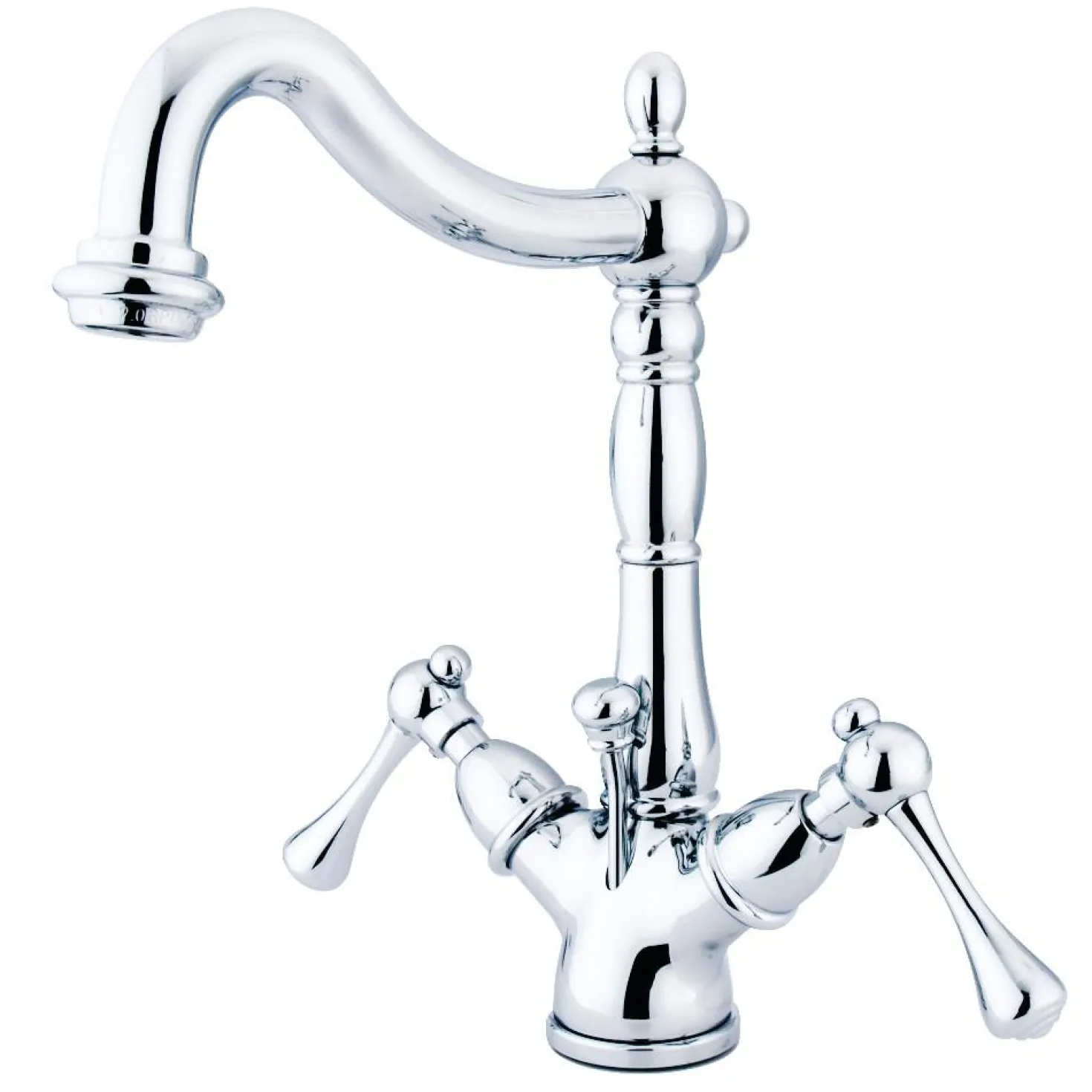 Kingston Brass Heritage 4" Centerset Bathroom Faucet with Pop-Up Drain