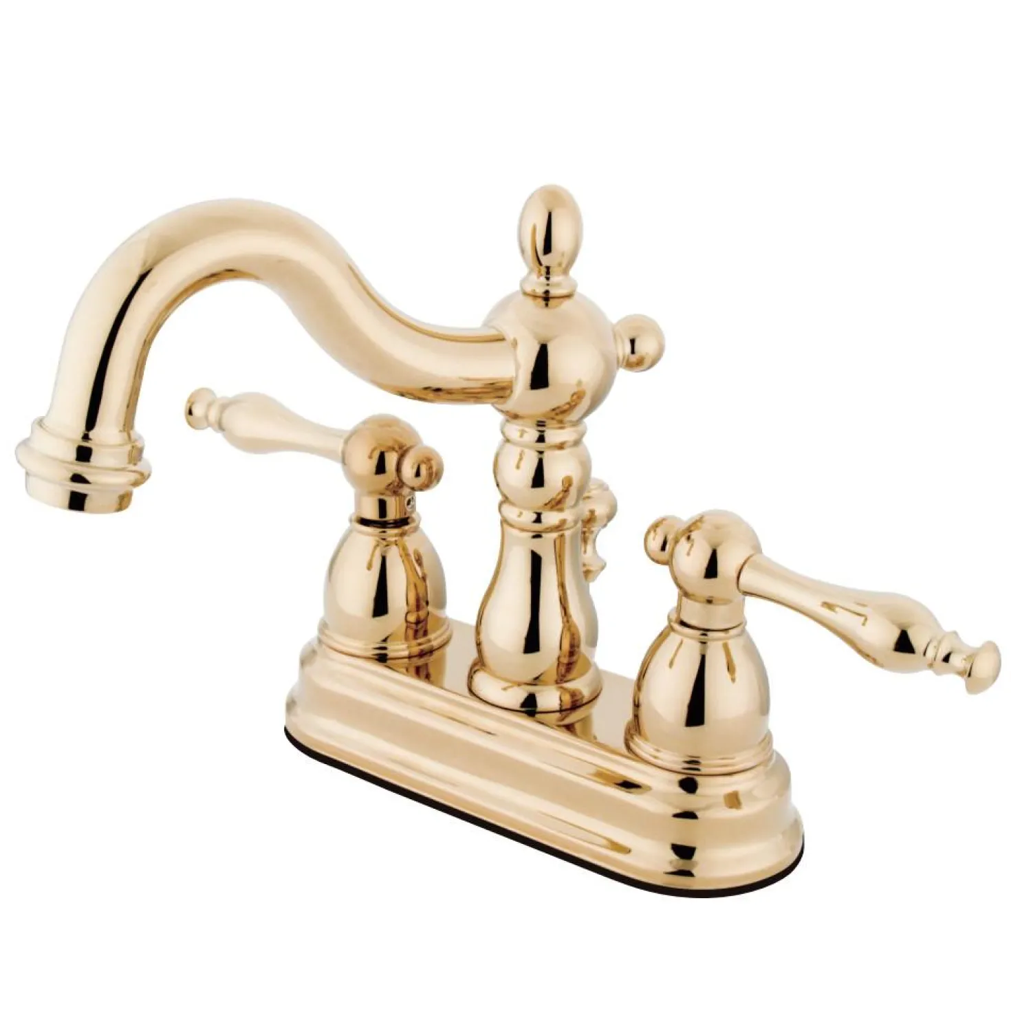Kingston Brass Heritage 4" Centerset Deck Mount Bathroom Faucet
