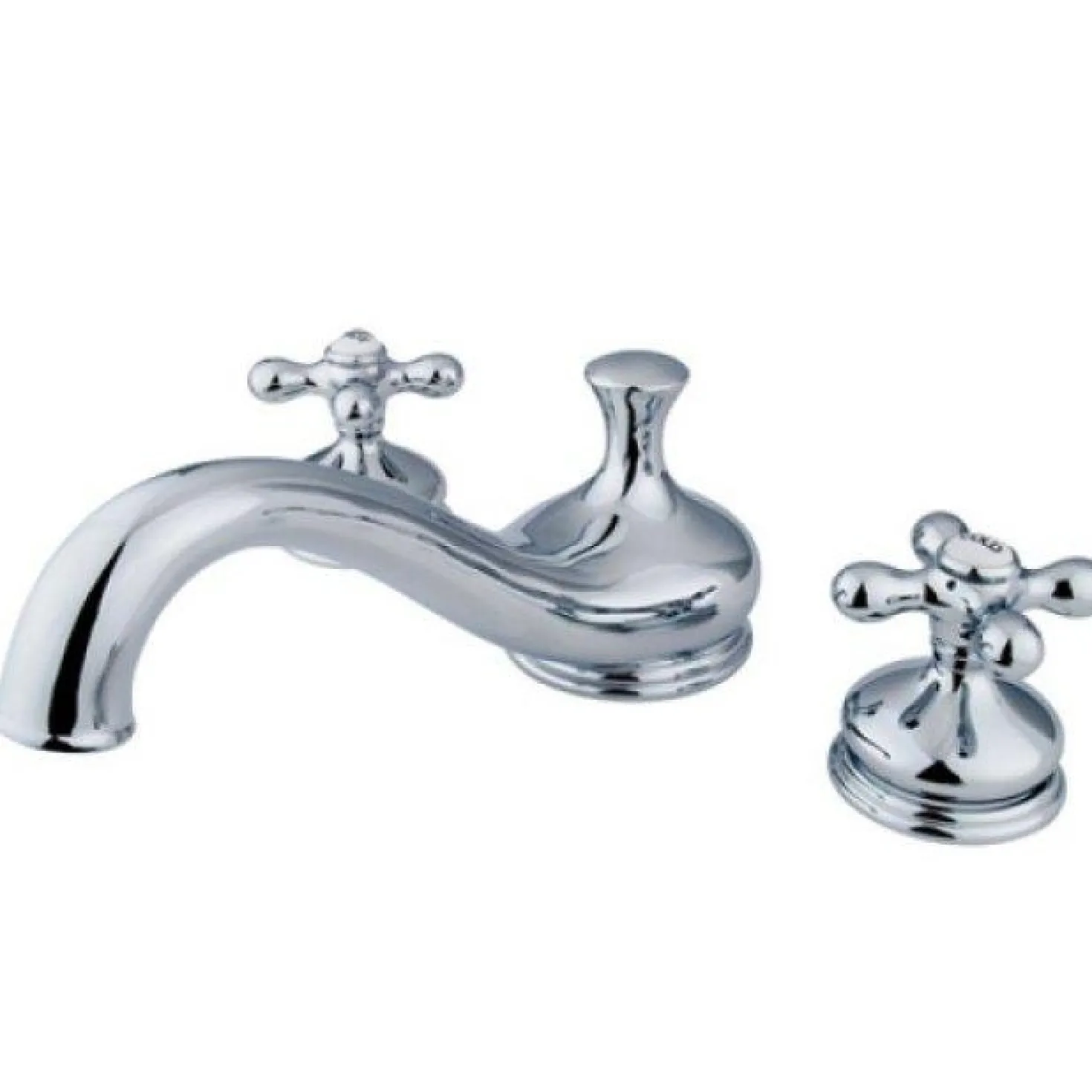 Kingston Brass Heritage Classic Three Hole Two Handle Roman Tub Filler