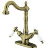 Kingston Brass Heritage Deck Mount 2-Handle Vessel Sink Faucet
