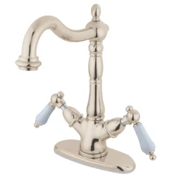 Kingston Brass Heritage Deck Mount 2-Handle Vessel Sink Faucet
