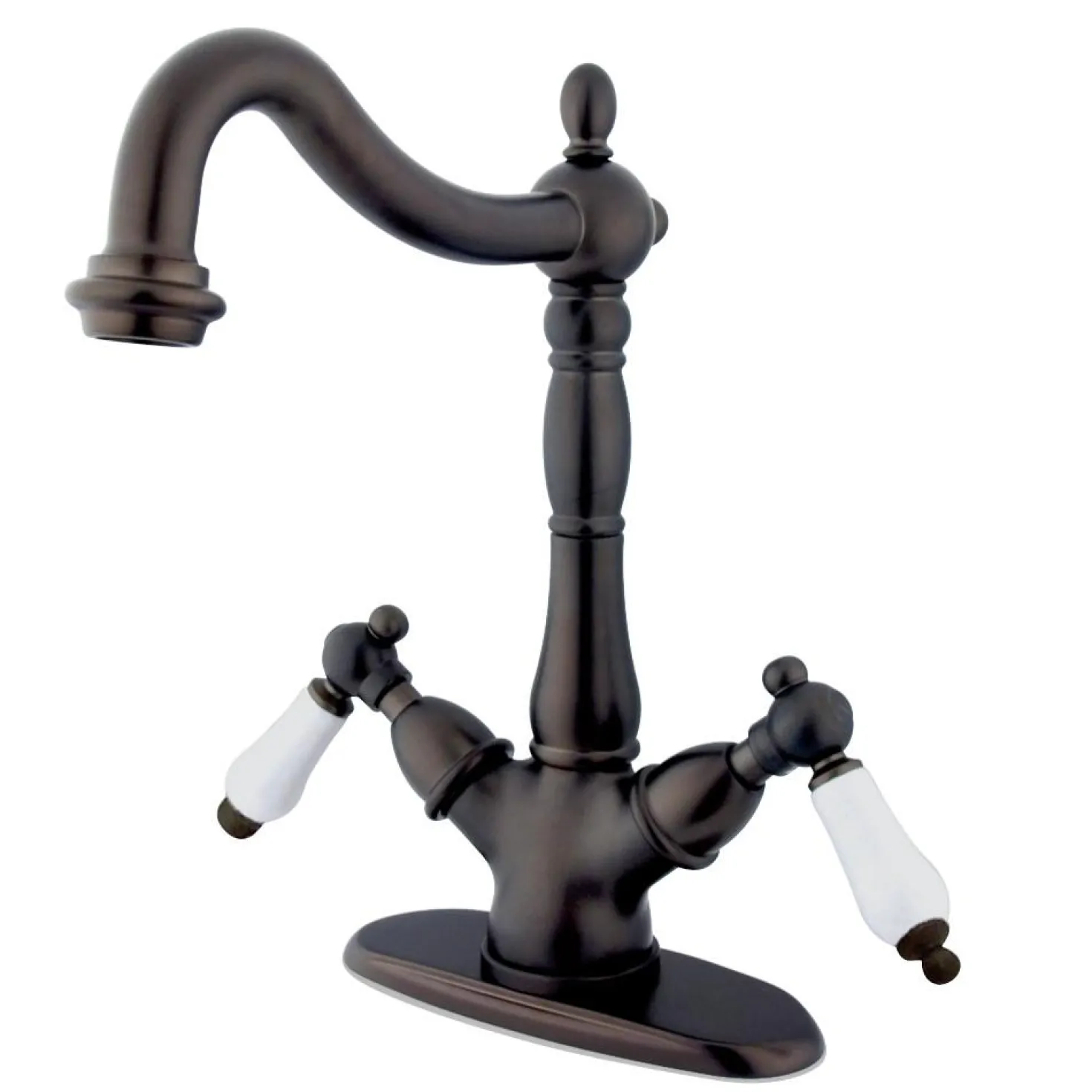 Kingston Brass Heritage Deck Mount 2-Handle Vessel Sink Faucet