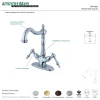Kingston Brass Heritage Deck Mount Vessel Sink Faucet