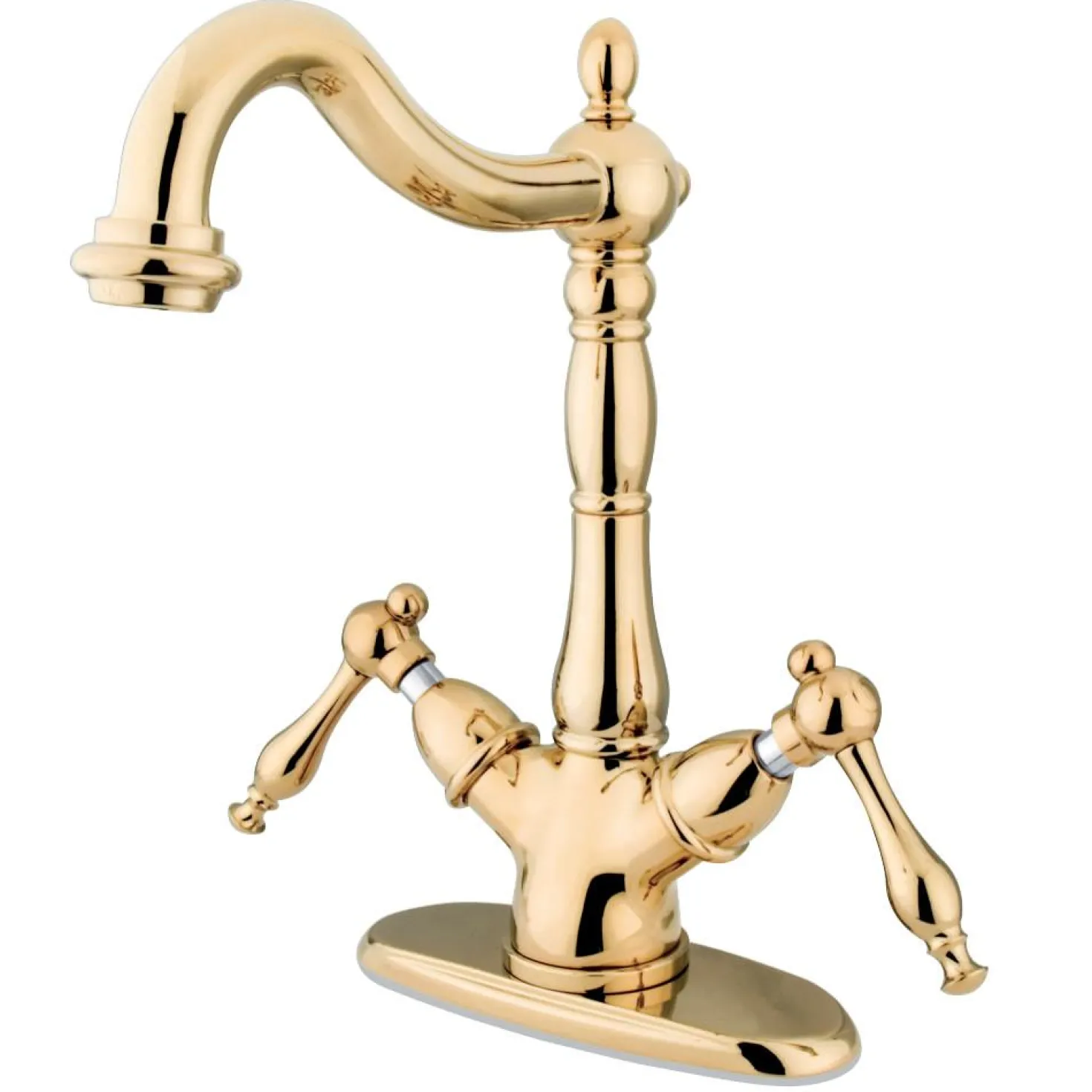 Kingston Brass Heritage Deck Mount Vessel Sink Faucet