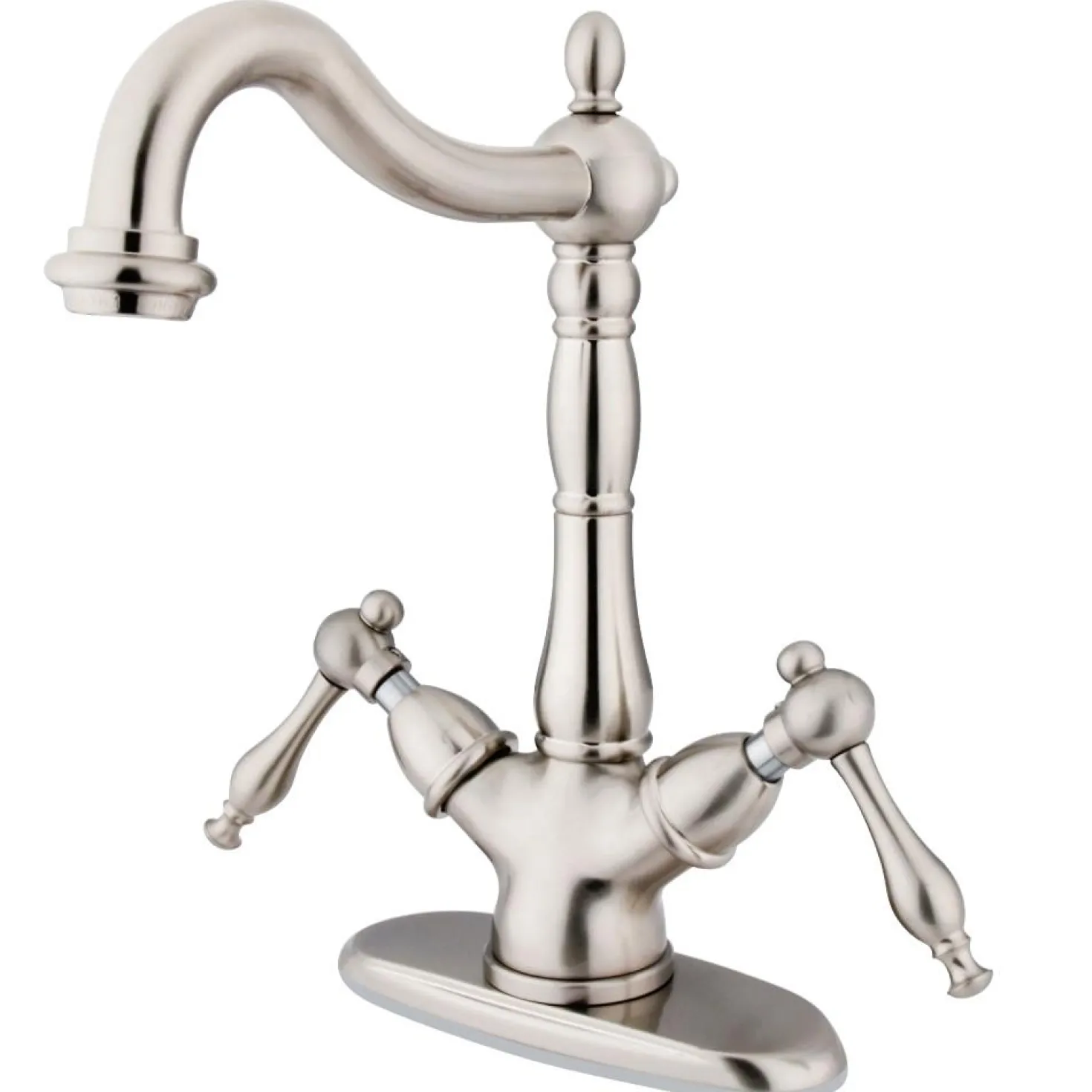 Kingston Brass Heritage Deck Mount Vessel Sink Faucet