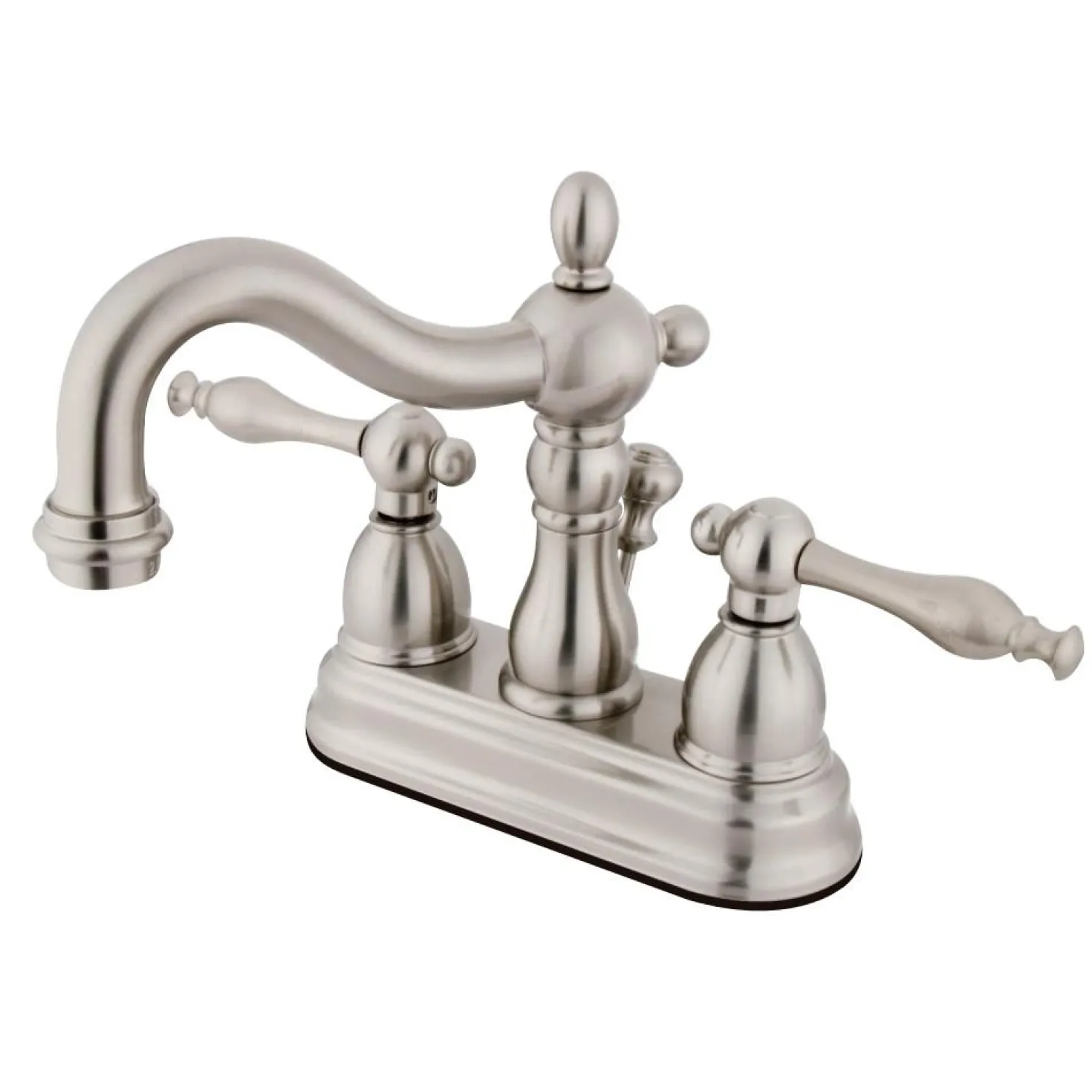 Kingston Brass Heritage Deck Mount 2-Handle 4-Inch Centerset Bathroom Faucet
