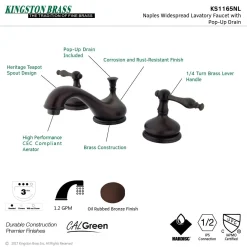 Kingston Brass Heritage Deck Mount 8