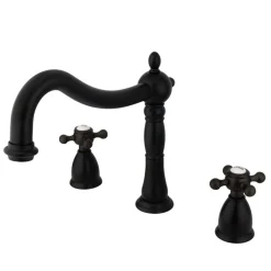 Kingston Brass Heritage Deck Mount Roman Tub Filler