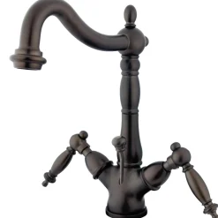 Kingston Brass Heritage 2-Handle 4-Inch Centerset Bathroom Faucet