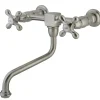 Kingston Brass Heritage 2-Handle Wall Mount Bathroom Faucet