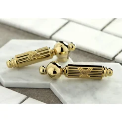 Kingston Brass Heritage 2-Handle Lever Wall Mount Bathroom Faucet