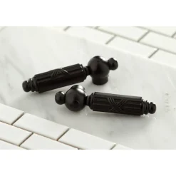 Kingston Brass Heritage 2-Handle Lever Wall Mount Bathroom Faucet