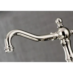 Kingston Brass Heritage 2-Handle 8-Inch Widespread Bathroom Faucet