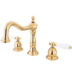 Kingston Brass Heritage 2-Handle 8-Inch Widespread Bathroom Faucet