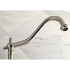 Kingston Brass Heritage 2-Handle Wall Mount Tub Filler