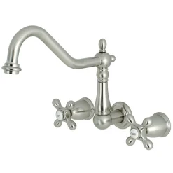 Kingston Brass Heritage 3-Hole Wall Mount Kitchen Faucet