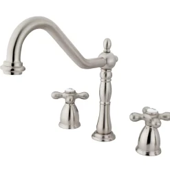 Kingston Brass Heritage 3-Hole Widespread Kitchen Faucet