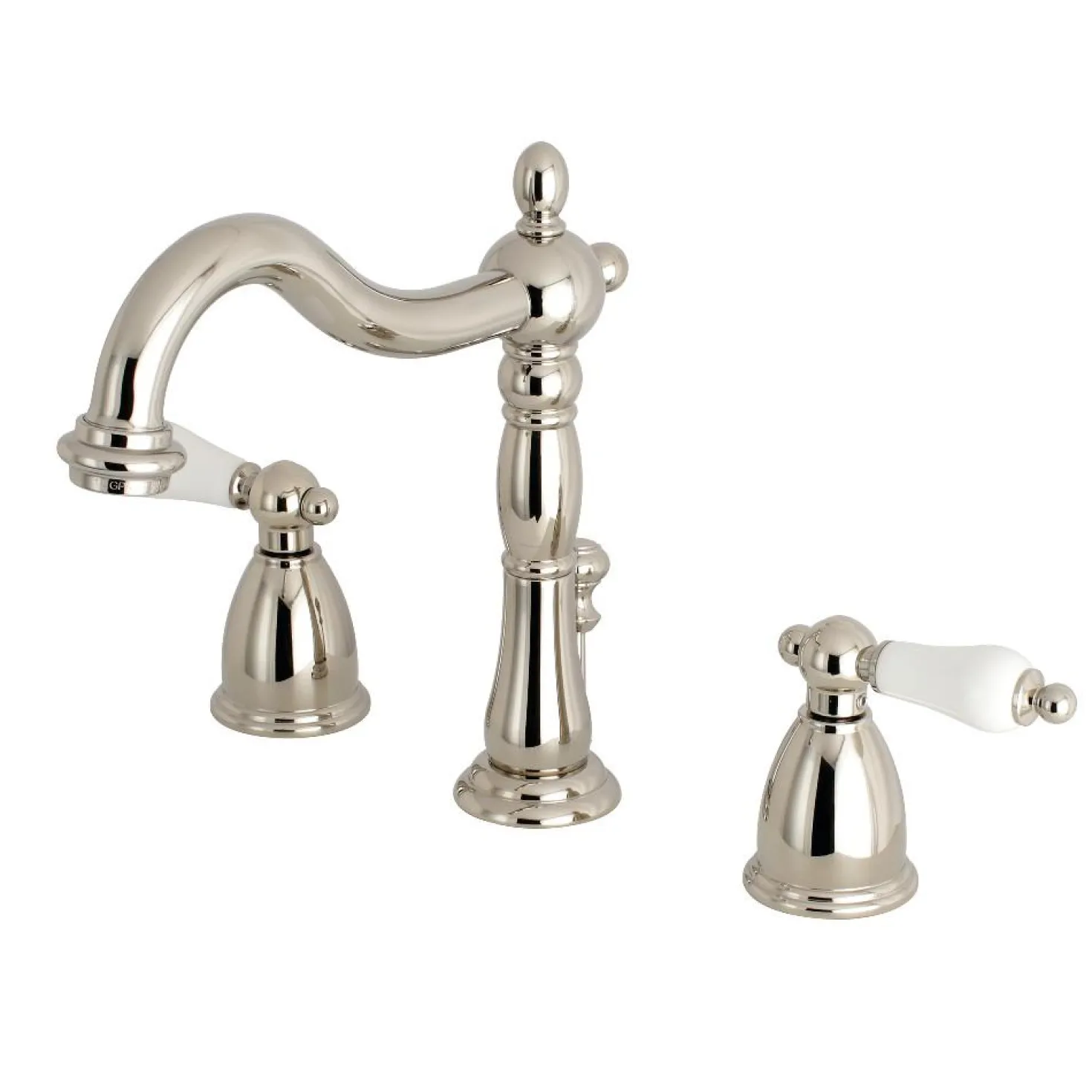 Kingston Brass Heritage 3-Hole 8-Inch Widespread Bathroom Faucet