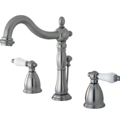 Kingston Brass Heritage 3-Hole 8-Inch Widespread Bathroom Faucet