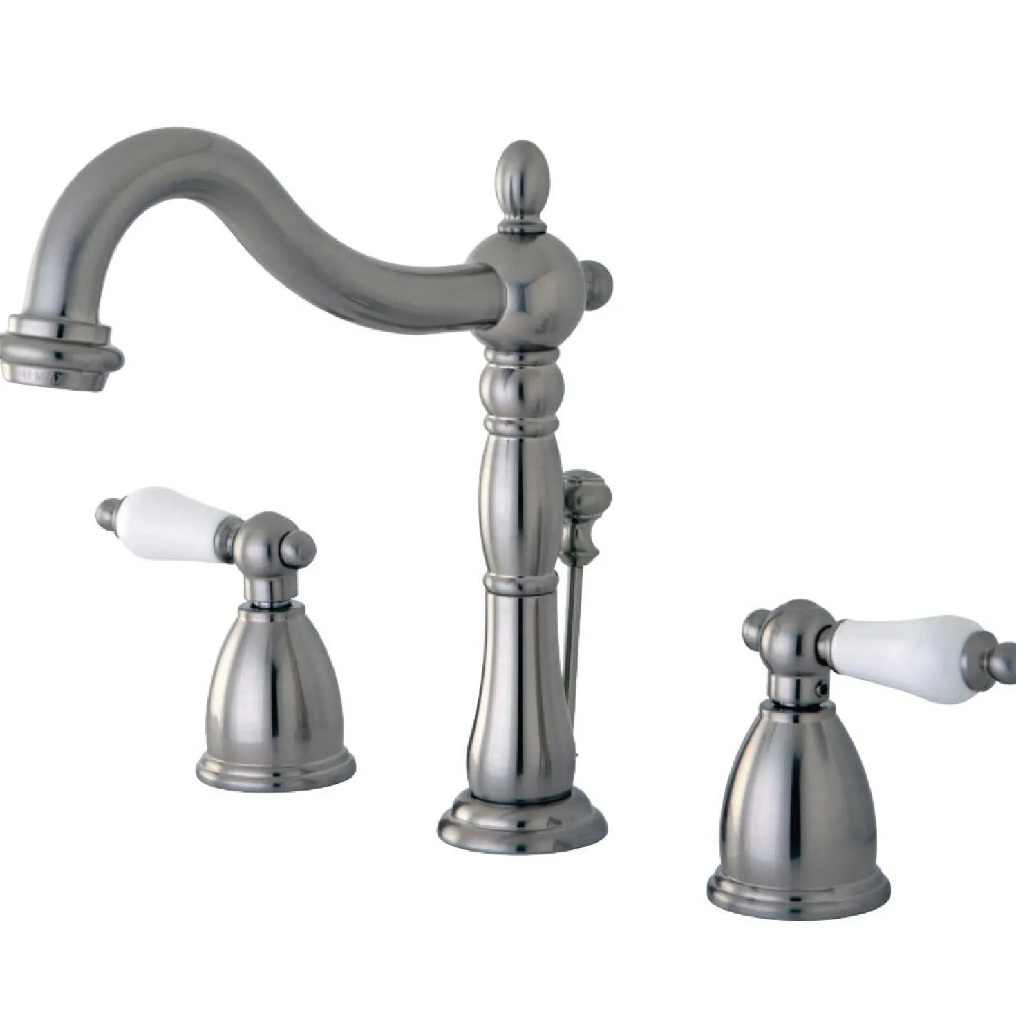 Kingston Brass Heritage 3-Hole 8-Inch Widespread Bathroom Faucet