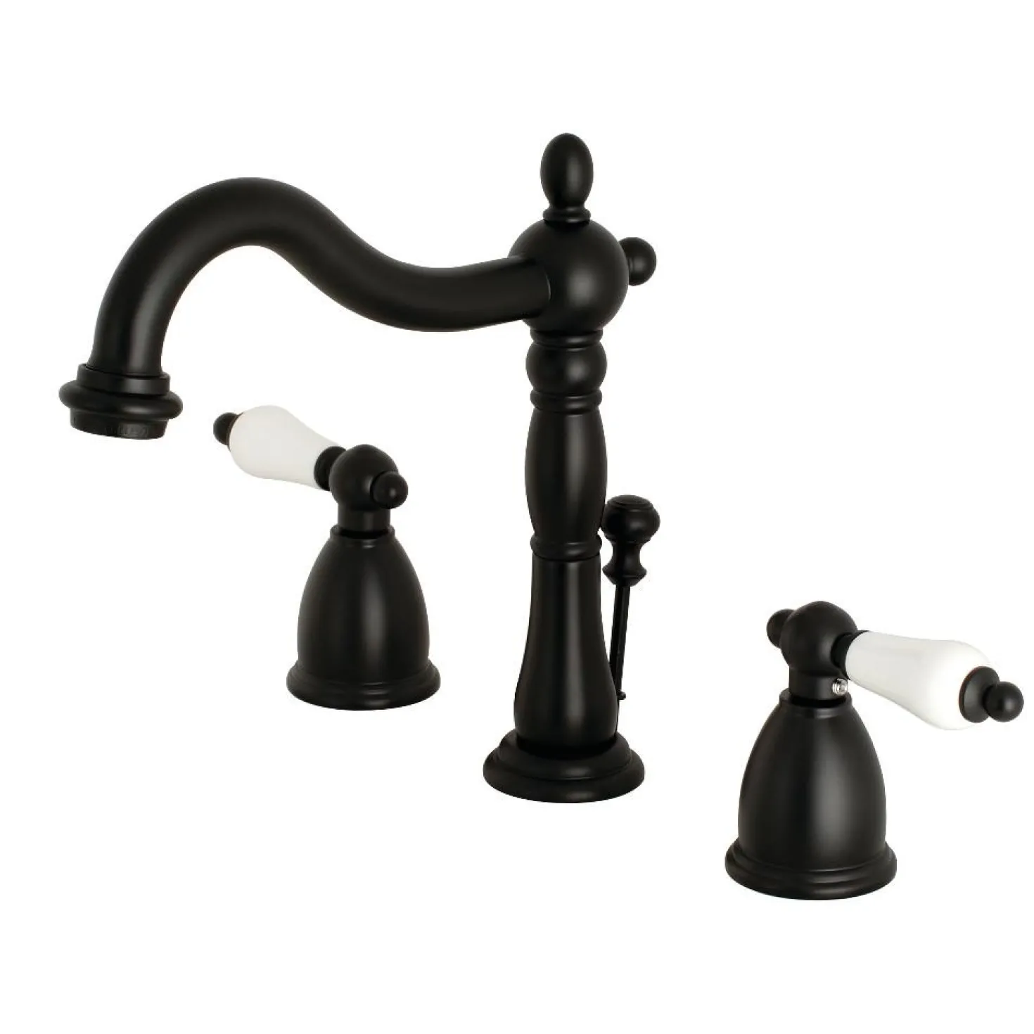 Kingston Brass Heritage 3-Hole 8-Inch Widespread Bathroom Faucet