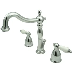 Kingston Brass Heritage 3-Hole 8-Inch Widespread Bathroom Faucet