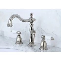 Kingston Brass Heritage 3-Hole 8-Inch Widespread Bathroom Faucet