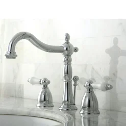 Kingston Brass Heritage 3-Hole 8-Inch Widespread Bathroom Faucet