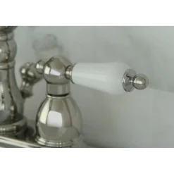 Kingston Brass Heritage 3-Hole 4-Inch Centerset Bathroom Faucet