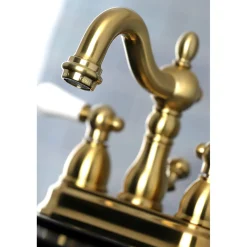 Kingston Brass Heritage 3-Hole 4-Inch Centerset Bathroom Faucet