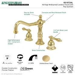 Kingston Brass Heritage 3-Hole 8