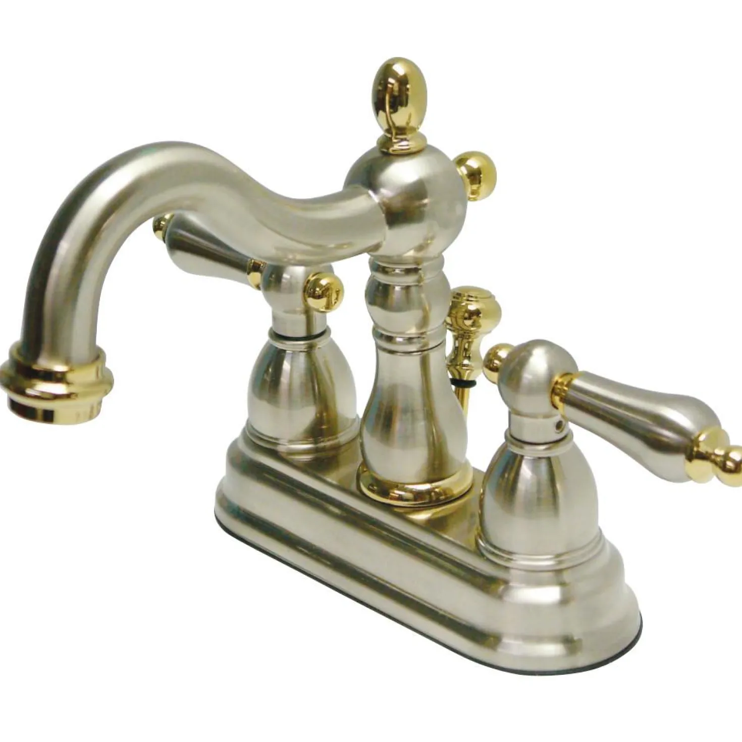 Kingston Brass Heritage 4-Inch Centerset 3-Hole Bathroom Faucet