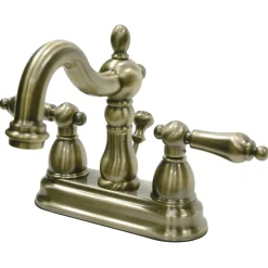 Kingston Brass Heritage 4-Inch Centerset 3-Hole Bathroom Faucet